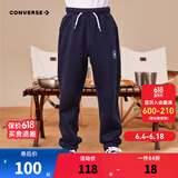 Converse 匡威童装男童舒适毛圈长裤春秋儿童针织休闲运动裤子 藏青蓝(冬季加绒) 150 /63 【建议身高140-152cm】