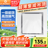 金羚（JINLING）排气扇换气扇厨房卫生间集成吊顶大功率排风 BPT10-23-2G