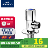 九牧（JOMOO）角阀全铜三角阀厨房卫浴五金角阀陶瓷阀芯八字阀角阀冷热角阀套装 【经典款】单冷1只装