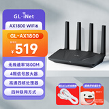GL·INET路由器AX1800 千兆wifi6 家用高速旁软路由 双频无线多网口 带USB端口支nas网络存储 上网行为管理