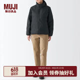 无印良品（MUJI）女式 便携式 立领羽绒夹克羽绒服外套冬季女装女款外衣 黑色 M （160/84A）