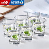 青苹果 加厚无铅玻璃杯295ml6只 鸡尾酒洋酒杯威士忌杯 啤酒杯水杯茶杯