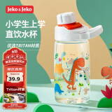 JEKO&JEKO儿童水杯夏季直饮小学生宝宝塑料杯运动水杯男女水壶 450mL恐龙