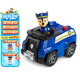 汪汪队立大功（PAW PATROL）狗狗巡逻队男孩女孩生日礼物玩具车大救援车系列-警车+阿奇