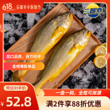 三都港冷冻宁德大黄鱼700g/2条装 黄花鱼 生鲜鱼类 深海鱼 端午节
