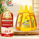 冠生园椴树/枣花/洋槐纯蜂蜜428g*3挤压瓶 母亲节礼物 中华老字号 冲饮