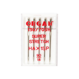 日本风琴机针兄弟家用缝纫机原装机针缝衣配件9/11/14/16号5支装 14号防跳机针（5枚装）（babylock锁边机针）