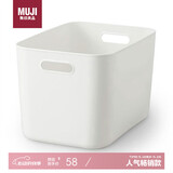 无印良品（MUJI）聚乙烯软盒大长25.5×宽36×高24cm 收纳盒储物盒家用小件商品