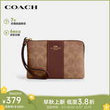 蔻驰（COACH）【品牌直供】女士小号手拿包手腕包PVC配皮革CW854IMXHE