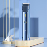 樱舒婴儿理发器儿童剃头器宝宝推子剪发自动吸发大人电推剪新生儿推头 【约95%的妈妈选择】第四代紫蓝