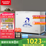 澳柯玛（AUCMA）323升低霜冰柜家用单温顶开门冷藏柜冷冻柜母乳小冰柜小型冰箱冷柜BC/BD-323NE国家补贴20%