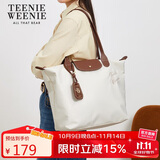 Teenie Weenie单肩包小熊开学季礼物送女友休闲通勤大容量托特斜挎包