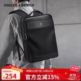 蔻一（Cnoles）男士双肩包商务通勤包电脑包大容量旅行包登山背包生日礼物送男友