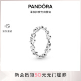 潘多拉（PANDORA）时刻绳结戒指现代符号梦幻优雅生日礼物母亲节礼物