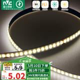 雷士（NVC）COB低压灯带灯条24V超亮10米装-暖白光-182灯珠/米-需购低压电源