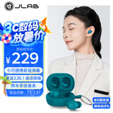 JLab JBuds Mini 真无线蓝牙耳机 入耳式音乐运动游戏睡眠迷你耳机小巧便携 适用苹果苹果/安卓 水青色