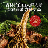 福东海长白山新鲜人参250g（约10-11支）采挖参泡酒药材东北特产送长辈