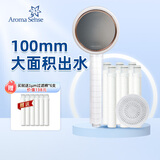 Aroma Sense过滤花洒喷头增压韩国进口活性碳除氯净水过滤沐浴花洒手持莲蓬头 AROLUXE透明标配+6支过滤棉+炭盒