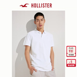 HOLLISTER【经典小海鸥图案】25夏季POLO衫正肩T恤男装324-5172 白色 L (180/108A)