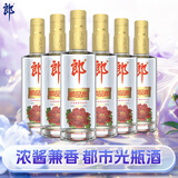 郎酒 顺品郎金盖 兼香型白酒45度480ml*6瓶 新老包装随机 纯粮光瓶