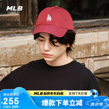 MLB棒球帽男女【女明星虞书欣同款】鸭舌帽软顶3ACP7701N-07WIS