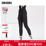 SIINSIIN4.0鲨鱼裤女春秋外穿高腰收腹打底裤加绒鲨鱼裤不掉档显瘦提臀 【4.0中暖款】显瘦黑 2XL (130-145斤)