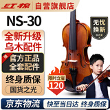 红棉（Kapok）手工全实木小提琴新手入门练习考级学生儿童初学者专用NS-30 1/4