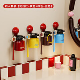 诺室吸盘牙刷置物架壁挂式免打孔刷牙杯倒挂磁吸漱口杯子收纳架子 