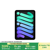 Apple/苹果 iPad mini (A17 Pro) 8.3英寸 平板电脑(256G eSIM版/mini7/MXQ43CH/A)深空灰色
