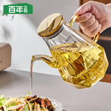 百年正和油壶厨房防漏嘴不挂油高硼硅玻璃油瓶罐醋香油酱油调味壶