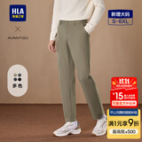 海澜之家（HLA）休闲裤男轻商务时尚系列大码裤子男秋冬季 卡其2C L 175/84A推荐135~148斤