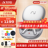 科大讯飞耳机iFLYBUDS PRO3/Pro 2无线蓝牙翻译耳机同声翻译传译器录音降噪会议入耳式音乐适用苹果MT33 【旗舰款】会议耳机Pro 2 幻影银 【咨询客服享优惠】