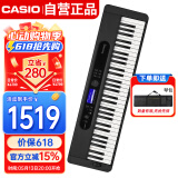 卡西欧（CASIO）电子琴CTS410黑色力度感应键盘专业演奏教学娱乐61键电子琴