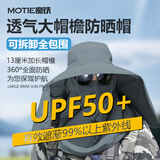魔铁（MOTIE）户外渔夫帽遮阳帽男女士夏季钓鱼防晒面罩防紫外线太阳帽骑行口罩