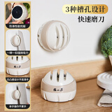 张小泉磨刀器家用磨刀石厨房磨菜刀三段式多功能吸盘磨刀器