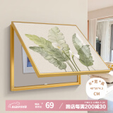 集简季电表箱装饰画上掀配电箱画现代简约遮挡箱挂画电表盒 家大业大