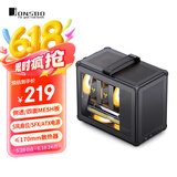 乔思伯（JONSBO）C6 MAX 黑色 手提式MATX机箱（侧透/四面MESH板/5风扇位/SFX/ATX电源/≤170mm散热器/335mm显卡）