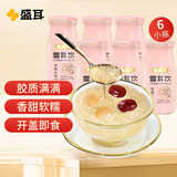 盛耳鲜炖桂圆红枣银耳羹200g*6瓶 0脂雪耳饮免冲泡即食银耳汤