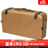 达亿瓦（DAIWA）HERA鲫鱼系列 台钓竿包收纳袋 坐垫背包段差 台钓钓鱼装备渔具包 段差坐垫LT(C) 棕金色