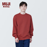 无印良品（MUJI）男式 毛圈棉 运动衫 春款卫衣 潮流 套头男士 上衣 AB1LTA4S 红色（较深） L （175/100A）