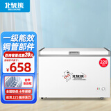 北极熊（BEIJIXIONG）小冰柜家用小型冷冻保鲜迷你冷藏商用卧式冷柜储母乳柜节能省电 单门单温228升【一级能效 全国联保】 228L