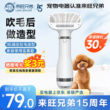 来旺兄弟宠物吹风机猫咪狗狗洗澡梳毛吹水机吹毛拉毛烘干机PD-9900白色