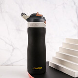 contigo康迪克保温杯不锈钢保温车载水杯学生杯子480ml棕盖