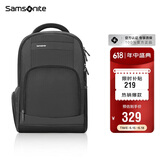新秀丽（Samsonite）电脑包双肩包商务背包笔记本包休闲都市36B*09010黑色15英寸