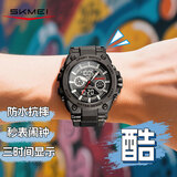 时刻美学生电子表运动潮流初中高中生青少年机械风防水多功能手表男2417