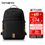 新秀丽（Samsonite）书包初高中生书包男女孩双肩包学生背包青春时尚大学生\NW4 黑色*401