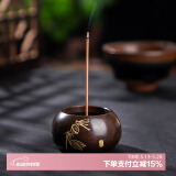 宝莲灯 铜香插线香插线香炉小香炉-怡然