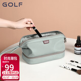 高尔夫（GOLF）洗漱包大容量收纳包女出差化妆包袋便携旅行用品整理包 海盐蓝