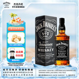 杰克丹尼（Jack Daniels）田纳西州威士忌 40度 调和型洋酒 黑标礼盒 500ml*1瓶 