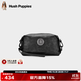 暇步士（Hush Puppies）男士手包轻奢高档品牌真皮商务手抓包2025新款头层牛皮双色手拿包 银灰色HA-1811711W-5813